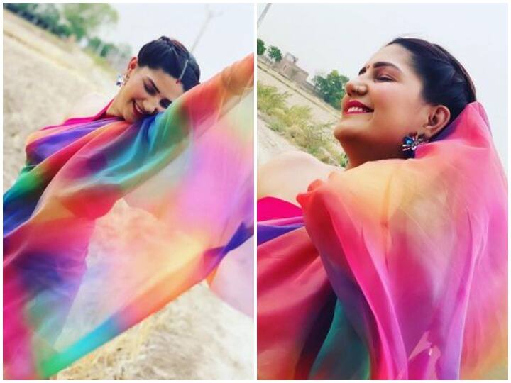 Sapna Choudhary throwback video viral on social media Sapna Choudhary का थ्रोबैक वीडियो आया सामने, दुल्हन बनकर किया रैंप वॉक, देखें Video