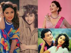 Madhuri Dixit Photo : माधुरी दीक्षित..धक धक गर्लचे नाव ऐकूण आजही कोट्यवधी हृदय धडधडतात