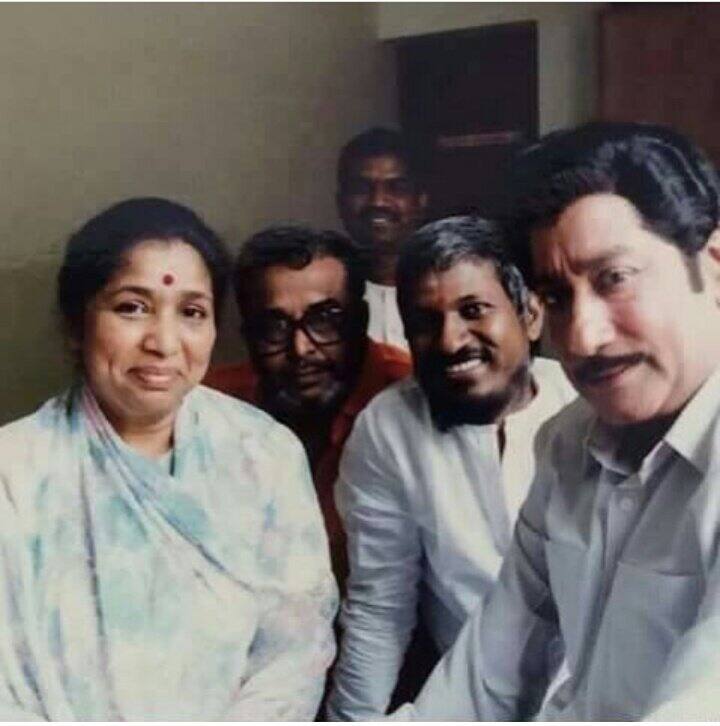 ஆஷா போஸ்லே மற்றும் லெஜண்ட் சிவாஜியுடன் இளையராஜா