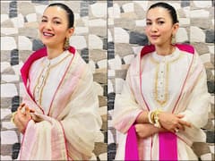 IN PICS | Gauahar Khan Dresses Up As ‘A Newly Wedded Bride’, Shares Heartfelt Note