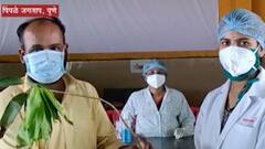 Be Positive : शिरूरमधील कोविड सेंटरमध्ये उपक्रम, झाड भेट देऊन जगण्याची नवी उमेद