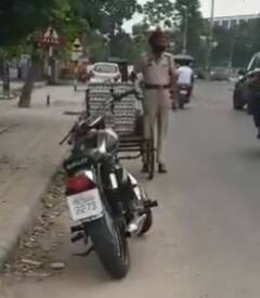 ਰੇਹੜੀ ਤੋਂ ਅੰਡੇ ਚੋਰੀ ਕਰਦਾ ਪੁਲਿਸ ਮੁਲਾਜ਼ਮ ਕੈਮਰੇ 'ਚ ਕੈਦ, ਵੀਡੀਓ ਵਾਇਰਲ ਹੋਣ ਮਗਰੋਂ ਸਸਪੈਂਡ 