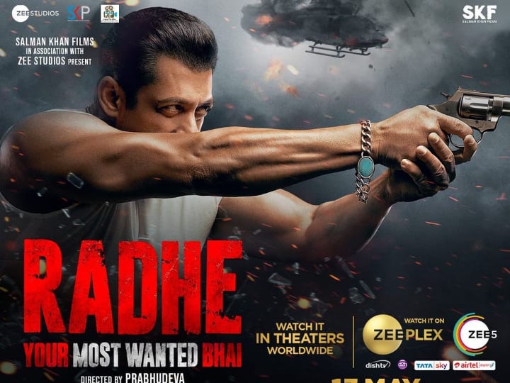 Salman Khan Radhe Your Most Wanted Bhai Collects 1275000 In Overseas Markets In Two Days Salman Khan's 'Radhe' Collects $12,75,000 In Overseas Markets