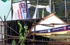 Cyclone Tauktae : વાવાઝોડાના કારણે કોવિડ હોસ્પિટલનો ડોમ થયો ધરાશાયી, લોકોના ઘરમાં ઘૂસ્યા પાણી, જુઓ તસવીરો