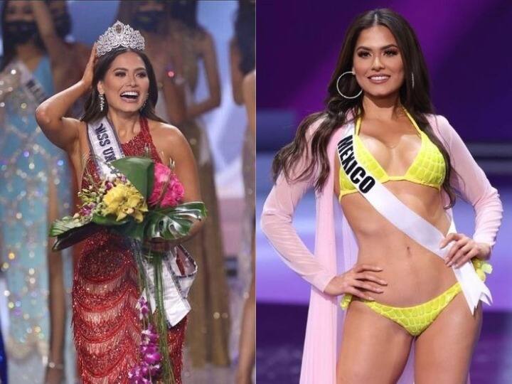 miss universe 2020 wins by miss mexico andrea meza in this final see video of this event india is on fourth place मिस मैक्सिको Andrea Meza ने जीता Miss Universe 2020 का खिताब, मिस इंडिया को मिला चौथा स्थान