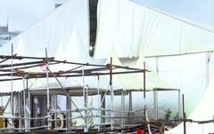 Cyclone Tauktae : વાવાઝોડાના કારણે કોવિડ હોસ્પિટલનો ડોમ થયો ધરાશાયી, લોકોના ઘરમાં ઘૂસ્યા પાણી, જુઓ તસવીરો