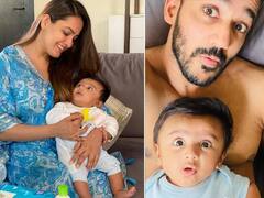 बेटे आरव के साथ खूब वक्त बिताते हैं अनीता हसनंदानी और रोहित रेड्डी, देखिए 5 Adorable तस्वीरें