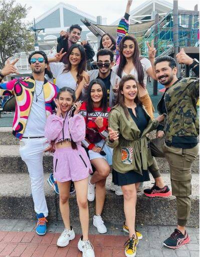 Khatron Ke Khiladi 11 contestants are having a blast in Cape Town (South Africa) and the pictures are doing the talking. These celebs have flooded their social media feed with their photos and videos from the beach city where they are shooting for the Rohit Shetty-hosted reality show. [pic credit: Instagram/Sana Makbul]