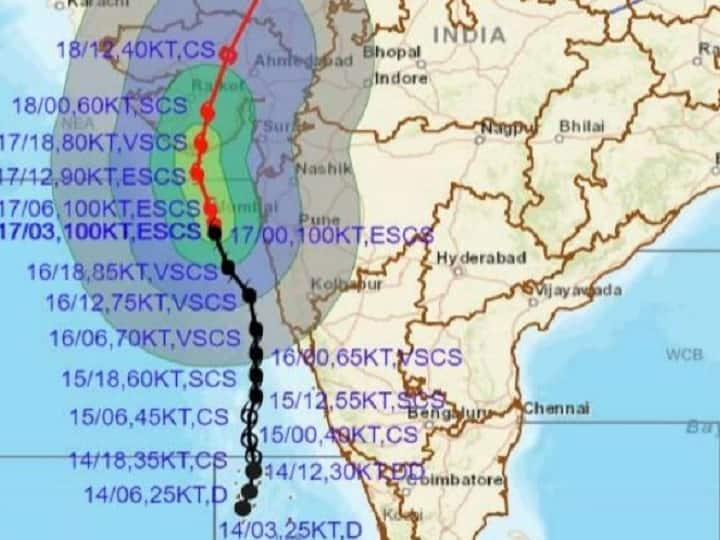 Cyclone Tauktae See how the intensity of cyclone tauktae will increase Cyclone Tauktae : पाहा कशी वाढेल तोक्ते चक्रीवादळाची तीव्रता?