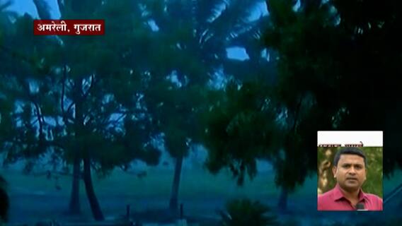 TAUKTAE तोक्ते गुजरात किनारपट्टीपासून 80 किमी दूर, किनारपट्टी भागात चक्रीवादळाच्या लॅंडफॉलला सुरुवात