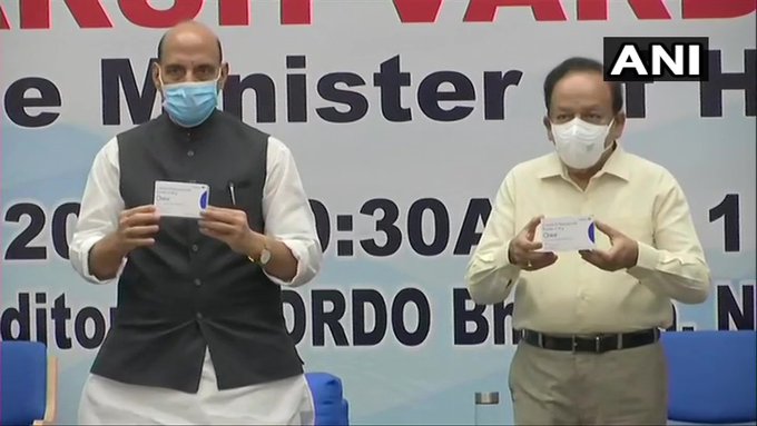 Defense Minister and Health Minister launch DRDO's anti-corona drug 2DG, know how it will work? ਰੱਖਿਆ ਮੰਤਰੀ ਤੇ ਸਿਹਤ ਮੰਤਰੀ ਨੇ ਐਂਟੀ ਕੋਰੋਨਾ ਦਵਾਈ ਕੀਤੀ ਲੌਂਚ, ਜਾਣੋ ਕਿਵੇਂ ਮਰੇਗਾ ਕੋਰੋਨਾਵਾਇਰਸ?