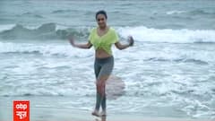 TV actress Abigail shows her daily Yoga routine