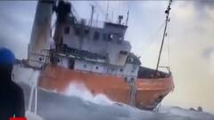 Cyclone Tauktae : कर्नाटकात मंगळुरुमध्ये बुडणाऱ्या बोटीला भारतीय नौदलाने वाचवलं