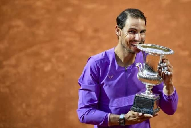 Rafael Nadal beats Novak Djokovic to win Italian Open and set