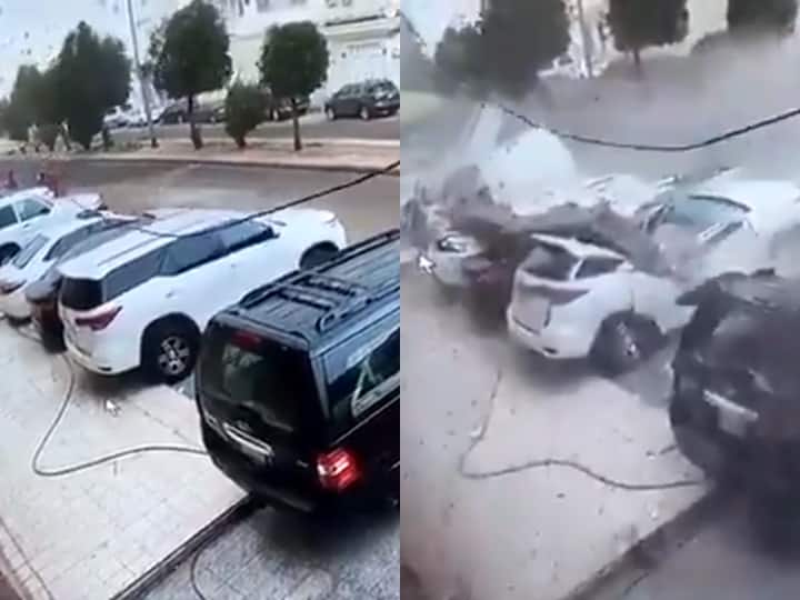 Cyclone Tauktae: Viral Video Of Trees, Structures Falling On Vehicles Parked Near Trident Hotel In Mumbai Turns Out To Be Fake Cyclone Tauktae: Viral Video Of Structure Falling On Vehicles Parked Near Trident Hotel In Mumbai Turns Out To Be Fake