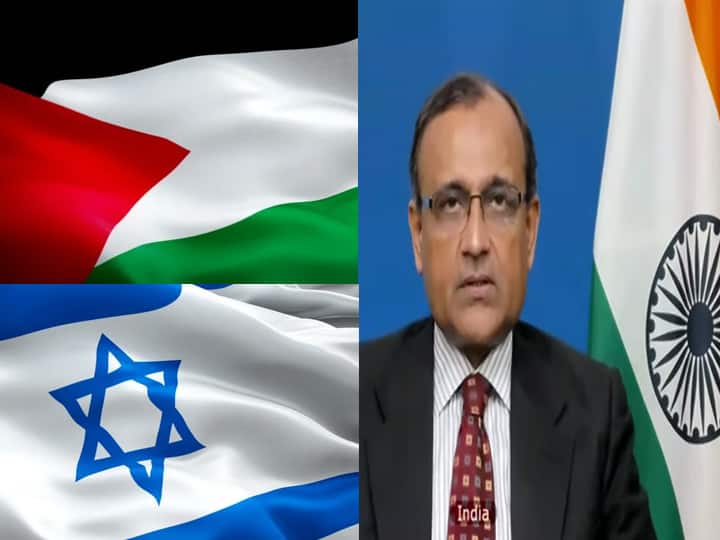 India urges Israel Palestine should abandon the conflict and establish peace Israel Palestine Conflict : इस्रायल-पॅलेस्टाईनने संघर्षाची भूमिका सोडून शांतता प्रस्थापित करावी; भारताचे आवाहन