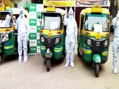 नोएडा: ट्रैफिक पुलिस की पहल, कोरोना मरीजों के लिए 20 ऑटो रिक्शा एम्बुलेंस की शुरुआत