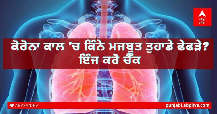How healthy and strong your lungs are during the Corona period, check this while sitting at home Healthy and Strong Lungs: ਕੋਰੋਨਾ ਕਾਲ 'ਚ ਕਿੰਨੇ ਮਜਬੂਤ ਤੁਹਾਡੇ ਫੇਫੜੇ? ਇੰਜ ਕਰੋ ਚੈੱਕ