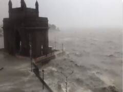 Cyclone: गेटवे ऑफ इंडिया पर 'ताउते' का तांडव, तेज लहरों के कई डरावने वीडियो वायरल