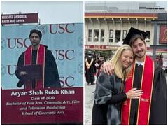 Shah Rukh Khan's Son Aryan Khan's Graduates From USC Along With FRIENDS Star Lisa Kudrow’s Son; Graduation Ceremony PICS Go Viral!