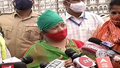 Tauktae चक्रीवादळामुळे गेट वे ऑफ इंडियाचा कठडा कोसळला ; महापौर किशोरी पेडणेकरांकडून पाहाणी