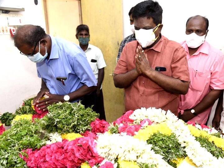 எழுத்தாளரும் எம்.பி.யுமான ரவிக்குமார் அஞ்சலி