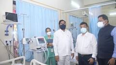 नवी मुंबईतील ऐरोलीत सोसायटीतच उभारले 50 बेड्सचे कोविड सेंटर, एकनाथ शिंदेंच्या हस्ते उद्घाटन