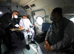 Cyclone Tauktae: પ્રધાનમંત્રી નરેંદ્ર મોદીના હવાઈ નિરીક્ષણની જુઓ તસવીરો