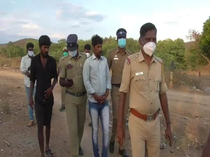 miscreant arrested for hunting wild deer . வனவிலங்குகளை வேட்டையாடிய இளைஞர் கைது : நாட்டுத் துப்பாக்கி, மான் கொம்புகள் பறிமுதல்..