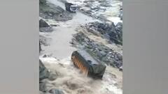 Chamoli में बारिश के बाद नाले के उफान पर आने से नुकसान, बहाव में बह गया Badrinath NH-7 | Uttarakhand Prime