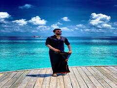 கடல் ராசாவான காளிதாஸ் ஜெயராமின் மாலத்தீவு பயணம்!