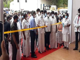CM Stalin Inaugurates 130 Oxygen Bed Facility In Chennai