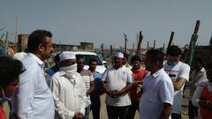 તૌક્તેએ મચાવેલી તબાહીનો ચિતાર મેળવવા બુલેટ પાછળ બેસીને પહોંચ્યા વિપક્ષ નેતા પરેશ ધાનાણી, જુઓ તસવીરો