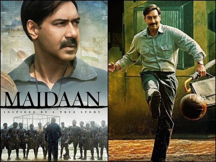 Bollywood Ajay Devgn s film Maidaan Set damaged due to Cyclone Tauktae 'टायगर' पाठोपाठ 'मैदान'लाही तोक्ते चक्रीवादळाचा फटका, चित्रपटाचा सेट उद्ध्वस्त