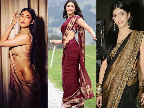 साड़ी में गज़ब की खूबसूरत लगती हैं अभिनेत्री Shruti Hasan, तस्वीरें देखकर आप भी आहें भर उठेंगे साड़ी में गज़ब की खूबसूरत लगती हैं अभिनेत्री Shruti Hasan, तस्वीरें देखकर आप भी आहें भर उठेंगे