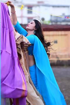 Ritabhari Chakraborty Exclusive: শ্রীদেবীকে দেখে 'শাওন'-এ নীল শাড়ি পরতে চেয়েছিলেন ঋতাভরী