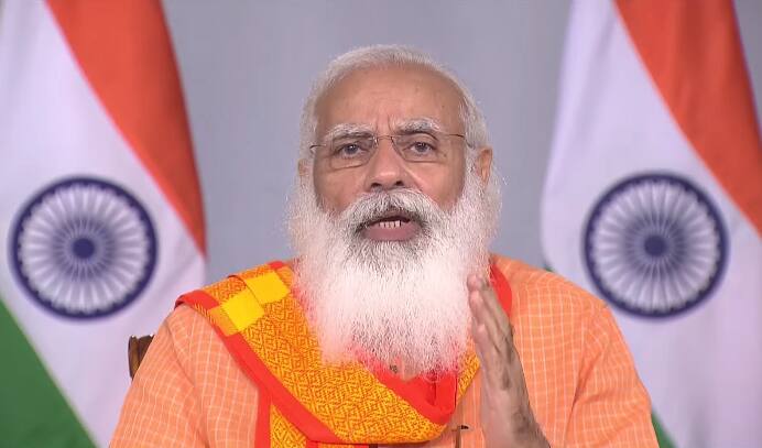 Buddha Purnima PM Modi s address on occassion of vaishak Buddha Purnima global conference Buddha Purnima : बुद्धांचं आयुष्य हे दीपस्तंभासारखं, मानवतेवर विश्वास असलेल्यांनी एकत्र यावं; पंतप्रधान मोदींचं आवाहन