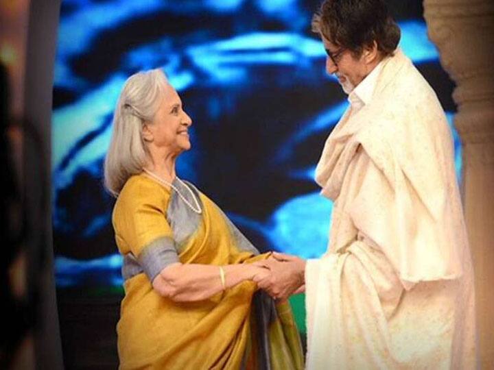 एक्ट्रेस वहीदा रहमान कई बॉलीवुड फिल्मों में बहुत से एक्टर की मां का किरदार निभाते हुए दिखाई दी हैं. वहीं साल 1976 की फिल्म अदालत में वहीदा रहमान अमिताभ के साथ रोमांस करती दिखाई दी थीं. फिर उसके ठीक दो साल बाद आई फिल्म त्रिशूल में वहीदा ने अमिताभ की मां का रोल किया था. इसके अलावा नमक हलाल और कुली में भी वहीदा रहमान अमिताभ बच्चन की मां का किरदार निभा चुकी हैं.