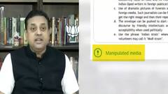 Sambit Patra’s tweet on Congress 'toolkit' flagged as manipulated media