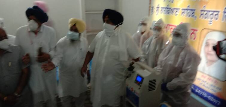 Oxygen Langar started by SGPC at Guru Ghar Nankana Sahib, Sangrur ਸੰਗਰੂਰ ਦੇ ਗੁਰੂ ਘਰ ਨਨਕਾਨਾ ਸਾਹਿਬ ਵਿੱਚ ਐਸਜੀਪੀਸੀ ਵਲੋਂ ਸ਼ੁਰੂ ਕੀਤਾ ਗਿਆ ਆਕਸੀਜਨ ਦਾ ਲੰਗਰ