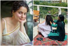 कोरोना से ठीक होकर घर पहुंचीं Kangana Ranaut, तस्वीर शेयर कर कहा- सारी दुनिया के सुख एक तरफ और मां की गोद एक तरफ!