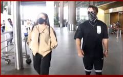 ਮੁੰਬਈ ਏਰਪੋਰਟ 'ਤੇ ਆਸਿਮ ਹਿਮਾਂਸ਼ੀ ਇਕੱਠੇ ਹੋਏ ਸਪਾਟ