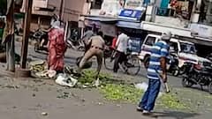 Nagpur Police : कारवाईच्या नावाखाली पोलिसांची दादागिरी! भाजीपाला रस्त्यावर उधळला, व्हिडीओ व्हायरल