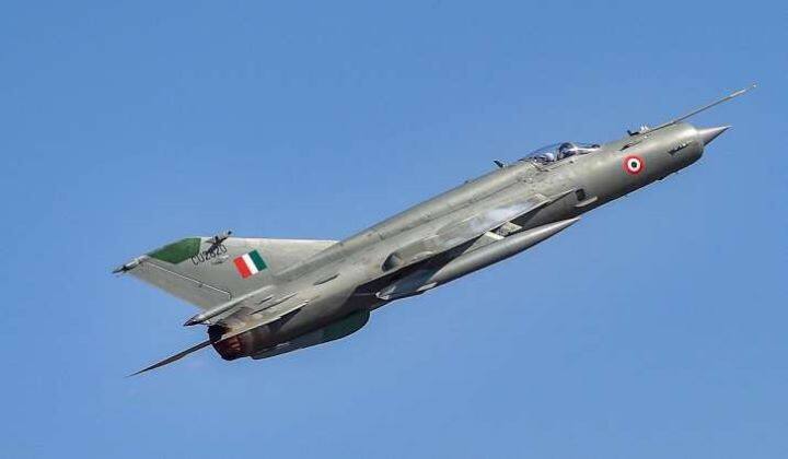 MiG-21 Bison Fighter Jet Crashes In Rajasthan's Barmer, Pilot Safe. IAF Initiates Probe MiG-21 Bison Fighter Jet Crashes In Rajasthan's Barmer, Pilot Safe. IAF Initiates Probe