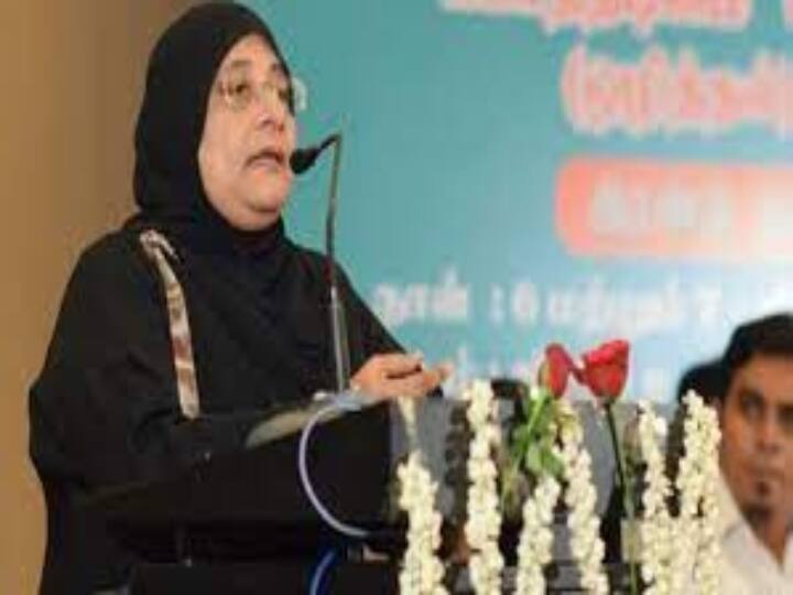 Nilofer Kafeel | முன்னாள் அமைச்சர் நிலோபர் கபீல் அதிமுகவிலிருந்து நீக்கம் former minister nilofer kafeel dismissed from party membership from admk Nilofer Kafeel | முன்னாள் அமைச்சர் நிலோபர் கபீல் அதிமுகவிலிருந்து நீக்கம்