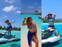 In Pics: फोटो के लिए पोज देने की कोशिश कर रही थीं बिग बॉस फेम आरती सिंह, तभी बिगड़ गया बैलेंस