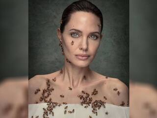 Viral: एंजेलिना जोली के बदन पर 18 मिनट तक चिपकी रहीं मधुमक्खियां, देखिए हैरान कर देने वाला ये वीडियो