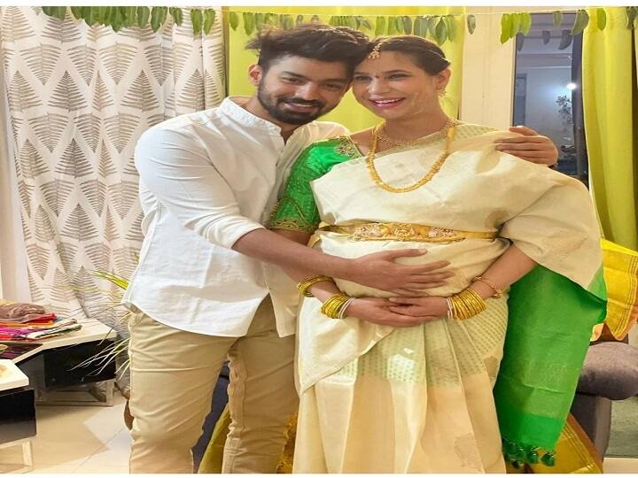 குழந்தையை வரவேற்க தயாராகும் மஹத் தம்பதி - வளைகாப்பு போட்டோஷூட் !