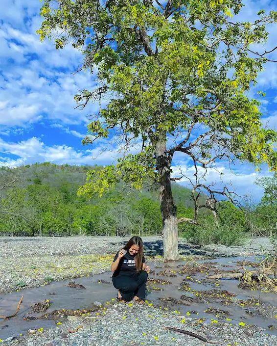 ਰਿਸ਼ੀਕੇਸ਼ 'ਚ ਜਨਮੀ ਨੇਹਾ ਨੇ ਆਪਣੀਆਂ ਕੁਝ ਪੁਰਾਣੀਆਂ ਤਸਵੀਰਾਂ ਸ਼ੇਅਰ ਕੀਤੀਆਂ ਹਨ, ਜਿਸ' ਚ ਉਹ ਰੁੱਖਾਂ ਅਤੇ ਬੂਟਿਆਂ ਅਤੇ ਹਰਿਆਲੀ ਦੇ ਵਿਚਕਾਰ ਬਲੈਕ ਟੀ-ਸ਼ਰਟ ਅਤੇ ਪੈਂਟ 'ਚ ਦਿਖਾਈ ਦੇ ਰਹੀ ਹੈ।