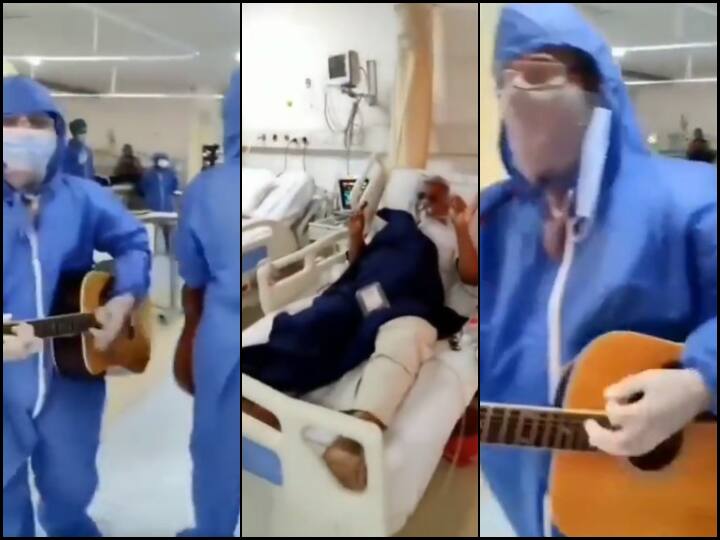 WATCH Viral Video Hospital Staff Sings Sushant Singh Rajput Namo Namo Song For COVID-19 Patients WATCH | Hospital Staff Sings 'Namo Namo' Song For COVID-19 Patients; SSR's Sister & Singer Amit Trivedi Share Heartwarming Video